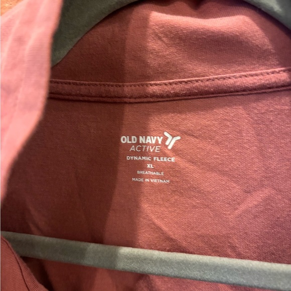 Old Navy Half-Zip Athleisure Dusty Rose - Picture 4 of 4